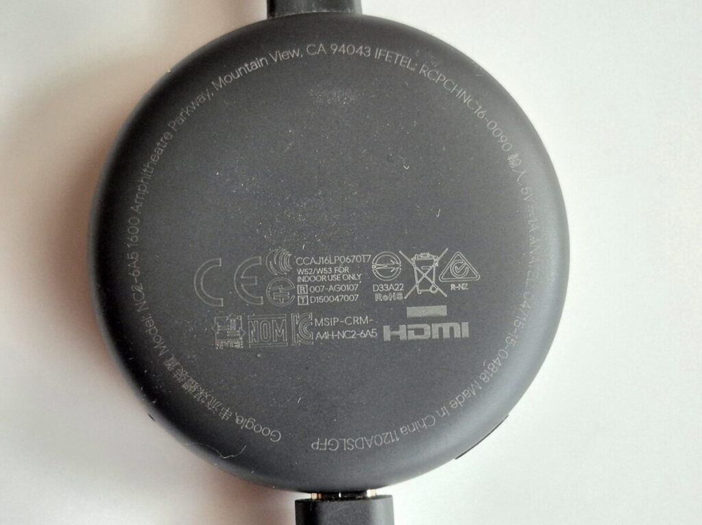 古いChromecast Ver2.0